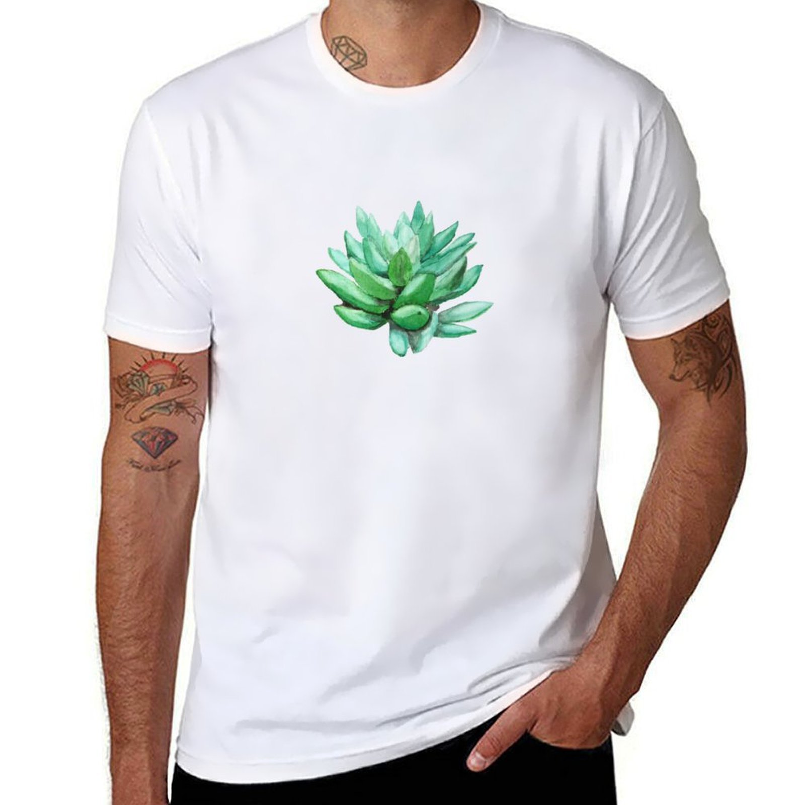 Echeveria Succulent - succulent echeveria T-Shirt man t shirts