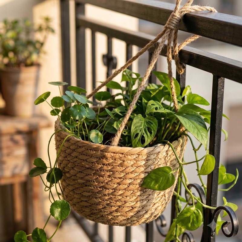 1/3x Rope Hanging Planter Bask - Spider Plant Hanging 리뷰 및 가격