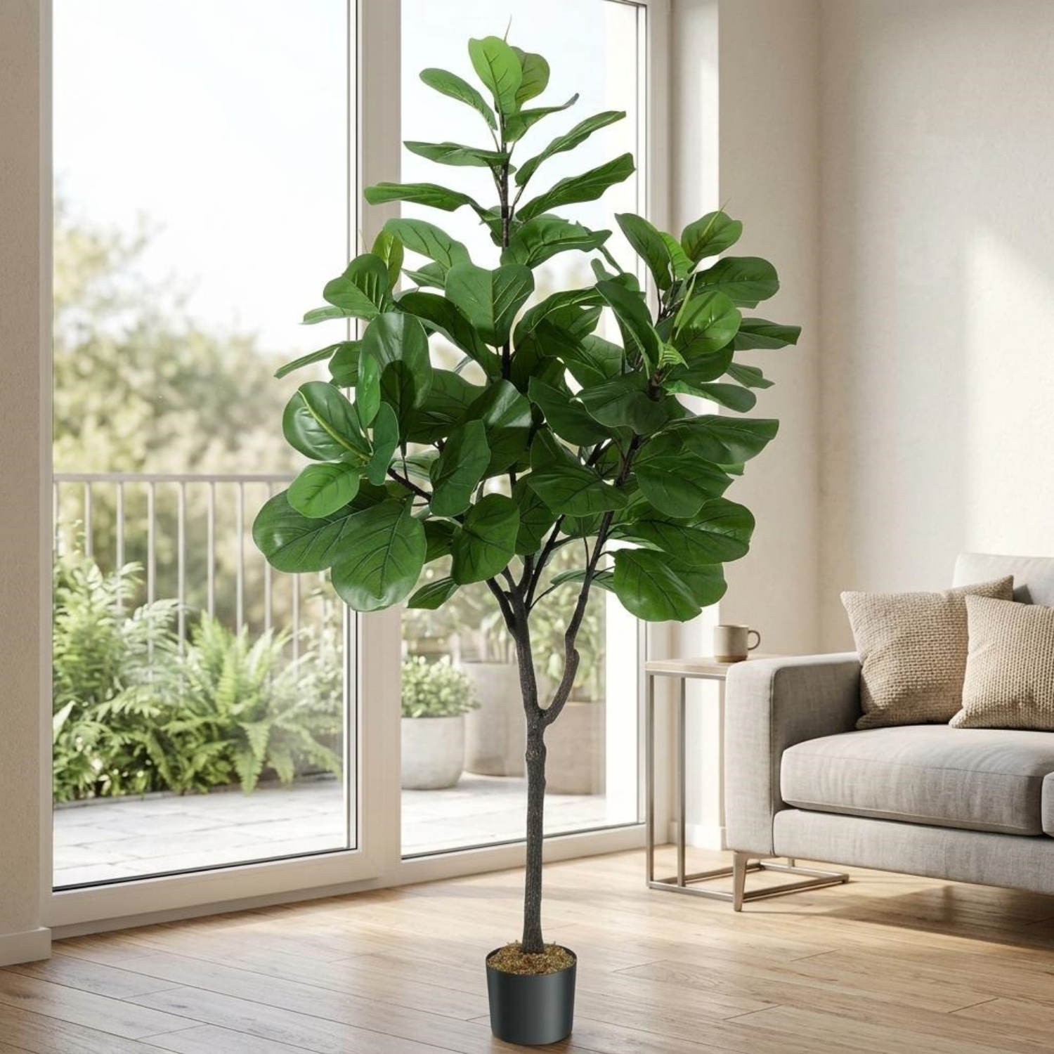 6FT Artificial Fiddle Leaf Fig - Ficus Lyrata Tree 리뷰 및 가격