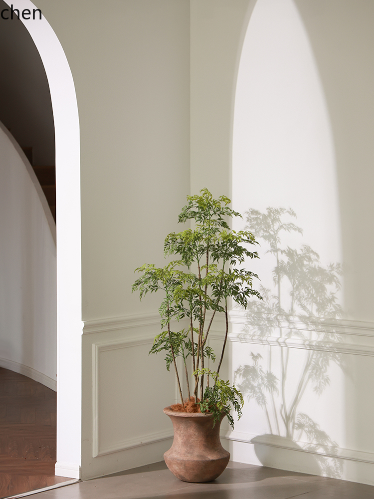HT Floor Vase Green Plant Arti - Ficus Lyrata Tree 리뷰 및 가격