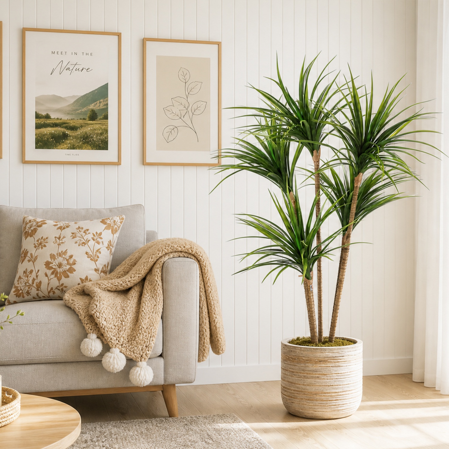 4.27FT/5 FT Artificial Dracaen - Dracaena Marginata 리뷰 및 가격