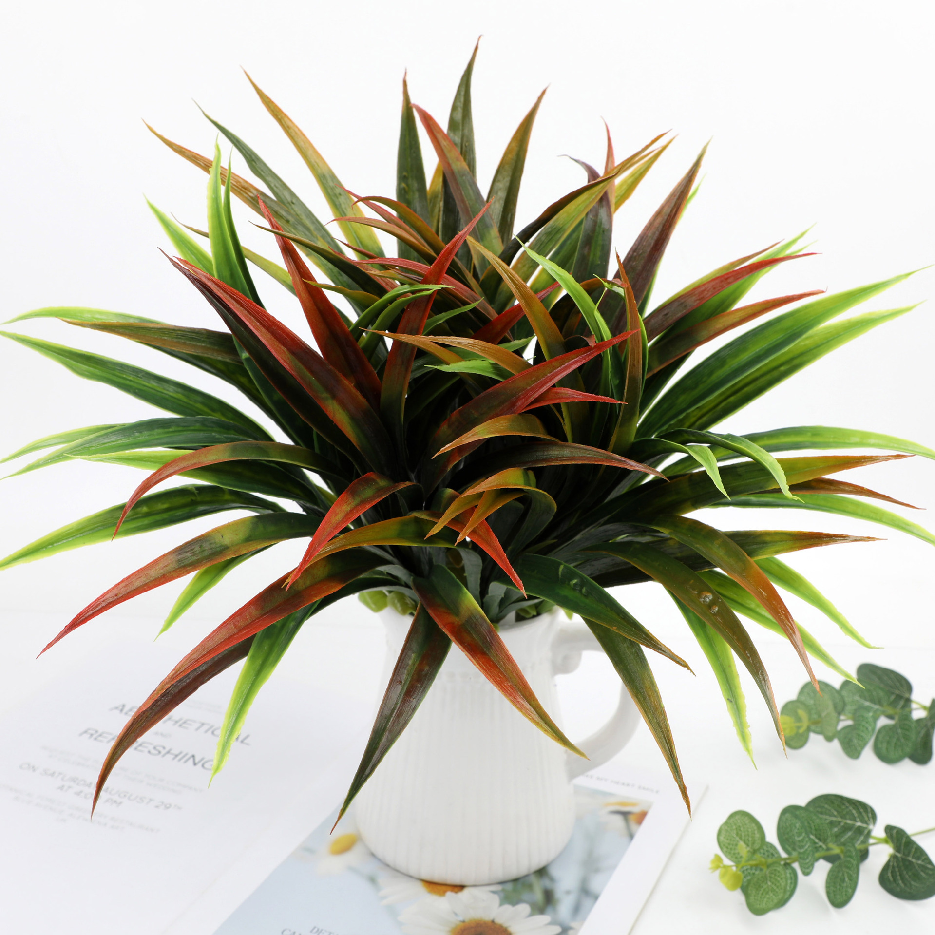 3PCSArtificial Gladiolus Grass - Dracaena Marginata 리뷰 및 가격