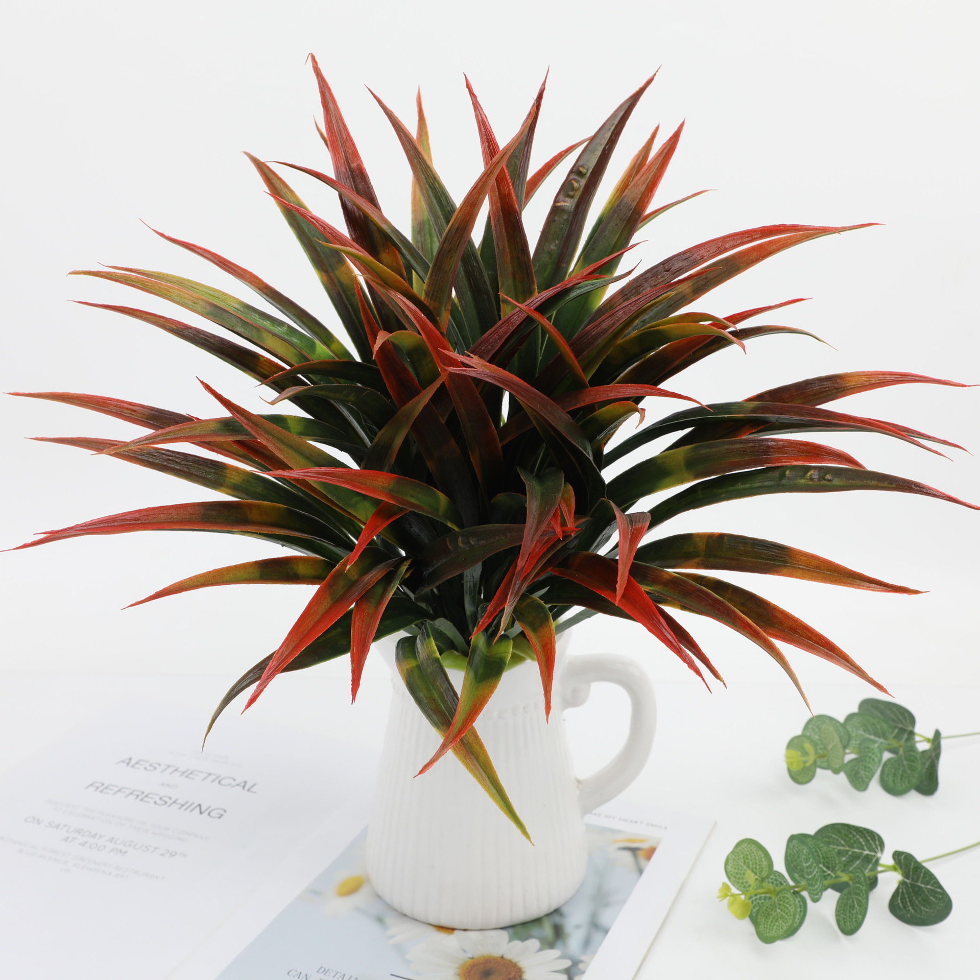 3PCSArtificial Gladiolus Grass - Dracaena Marginata 리뷰 및 가격