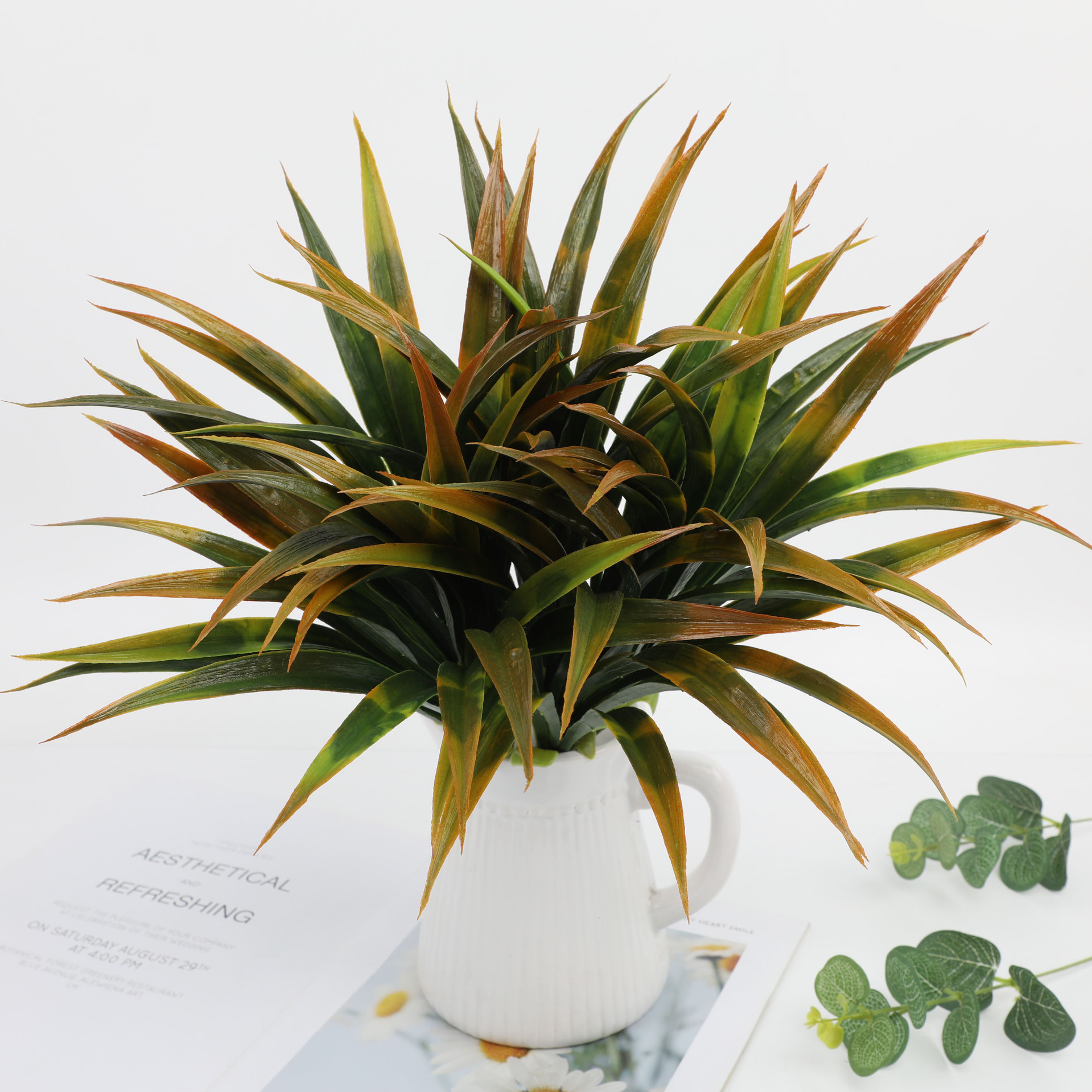 3PCSArtificial Gladiolus Grass - Dracaena Marginata 리뷰 및 가격