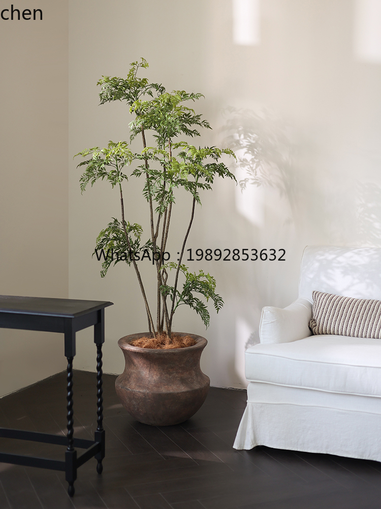 Floor Vase Green Plant Artific - Ficus Lyrata Tree 리뷰 및 가격