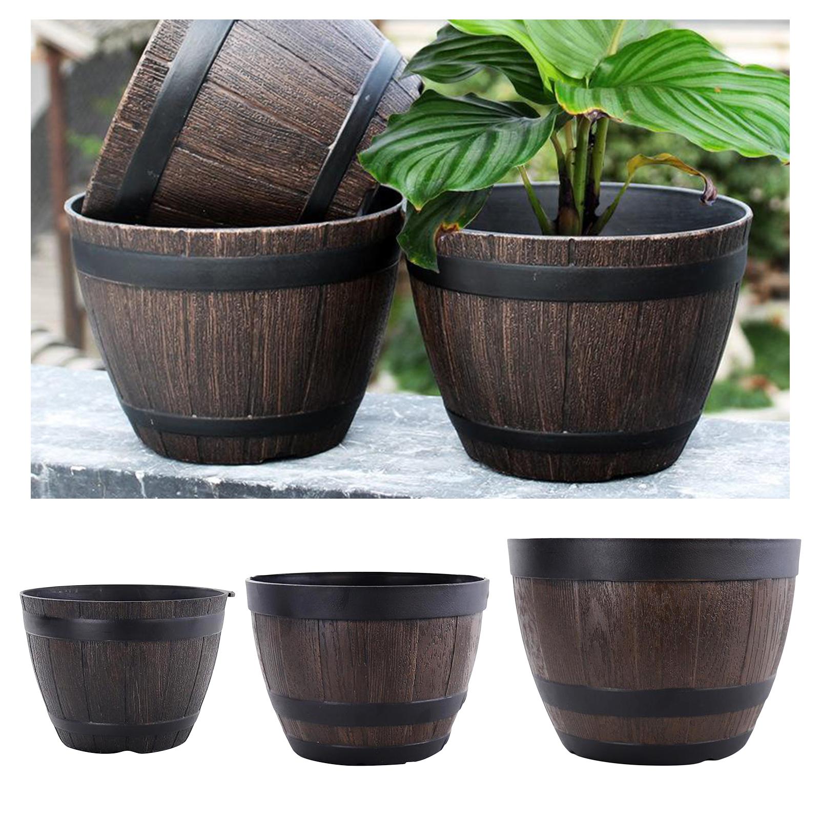 Barrel Planter Pot Large - Res - Aloe Vera Pot 리뷰 및 가격