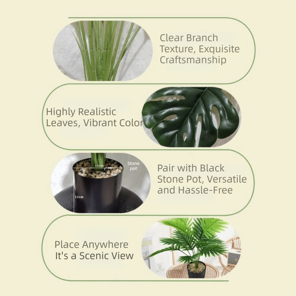 Green Plastic Artificial Ficus - Ficus Lyrata Tree 리뷰 및 가격