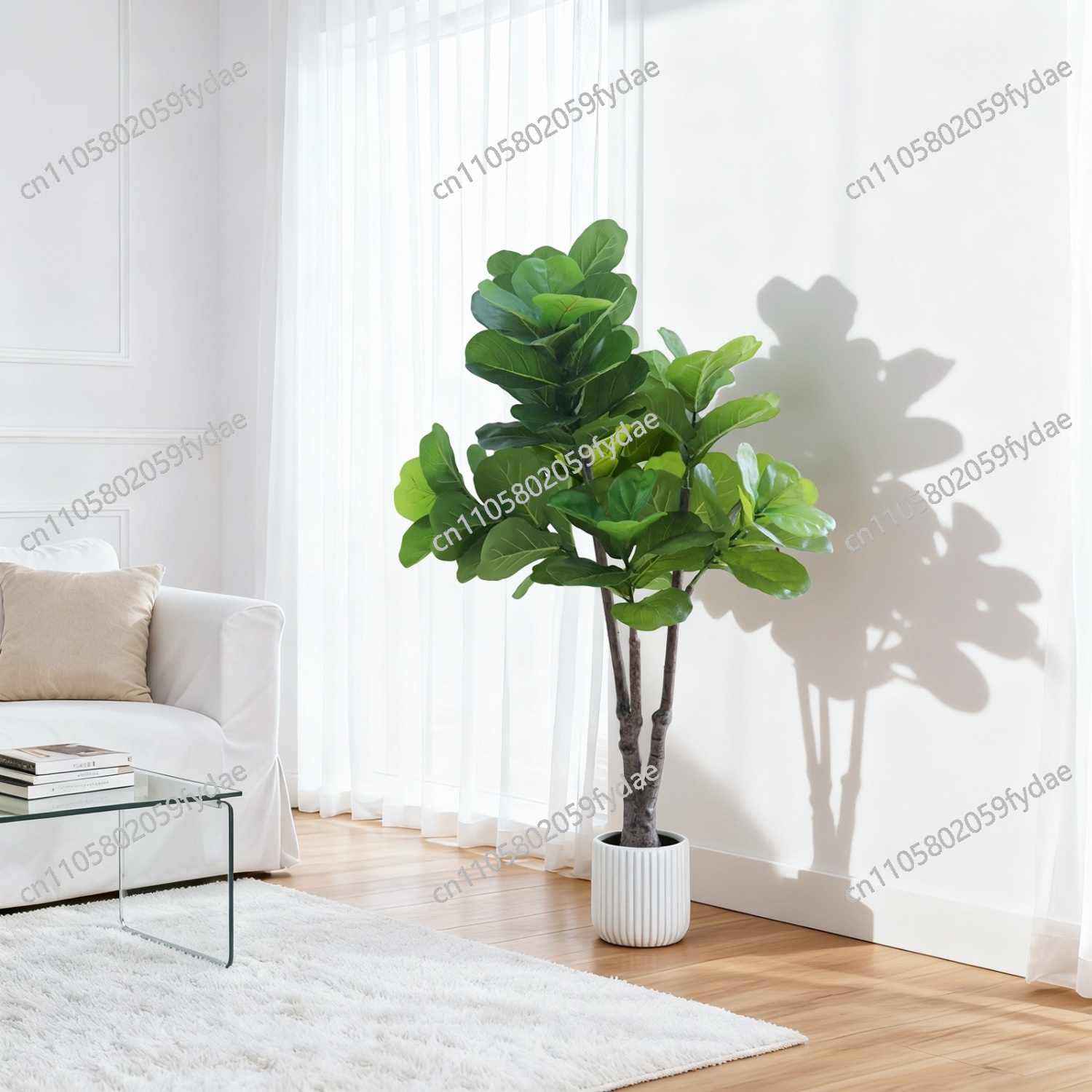 5ft/6ft/7ft Tall Artificial Fi - Ficus Lyrata Tree 리뷰 및 가격