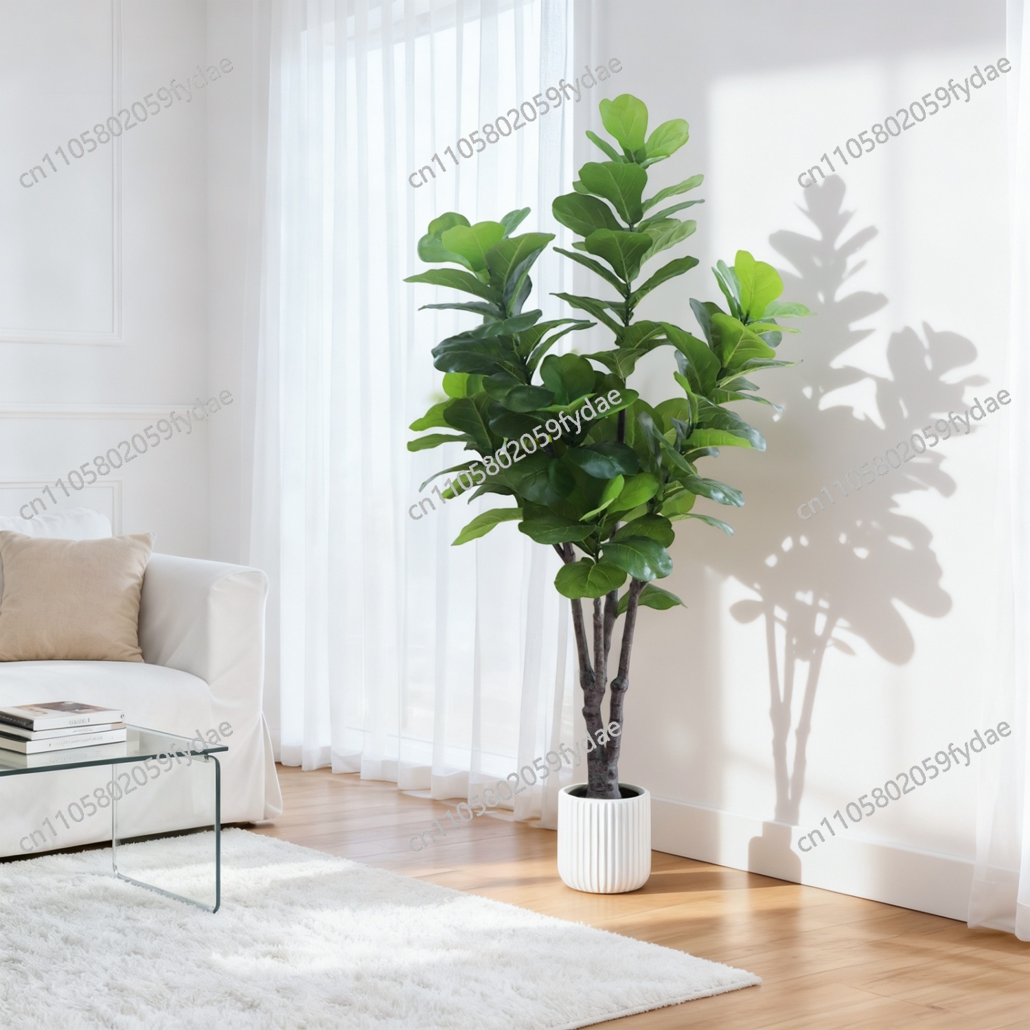 5ft/6ft/7ft Tall Artificial Fi - Ficus Lyrata Tree 리뷰 및 가격