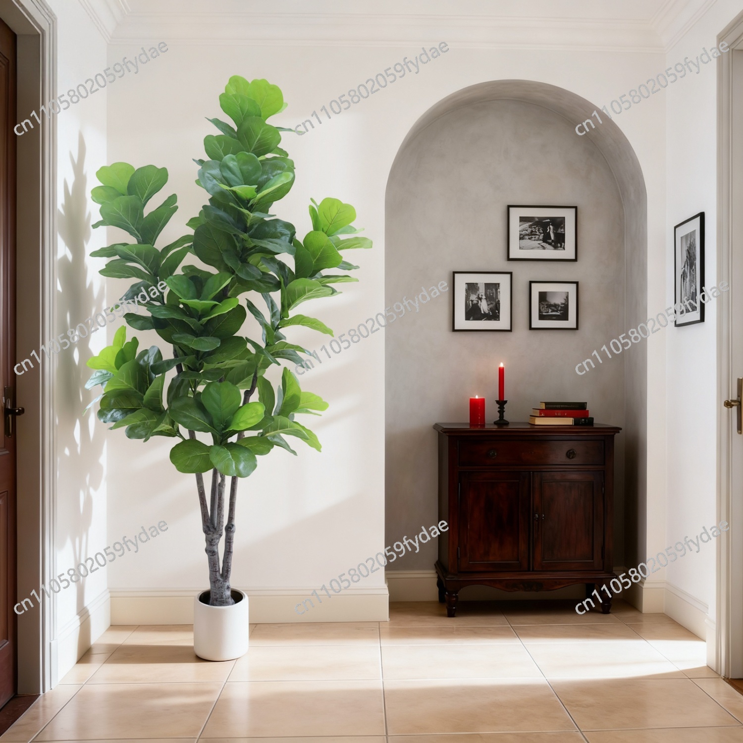 5ft/6ft/7ft Tall Artificial Fi - Ficus Lyrata Tree 리뷰 및 가격