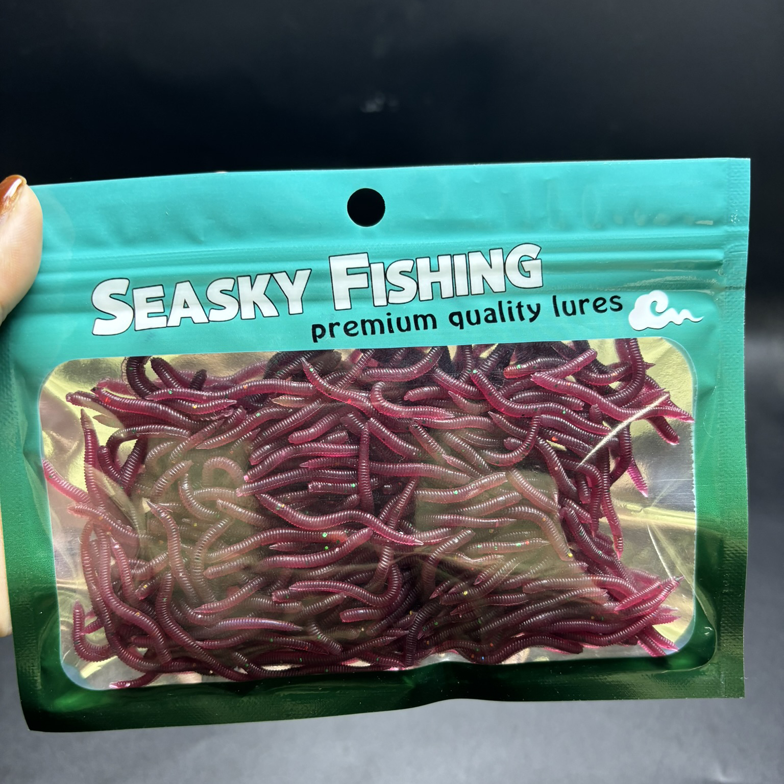 100-200pcs Soft Lure Bass Brea - Aglaonema Red 리뷰 및 가격