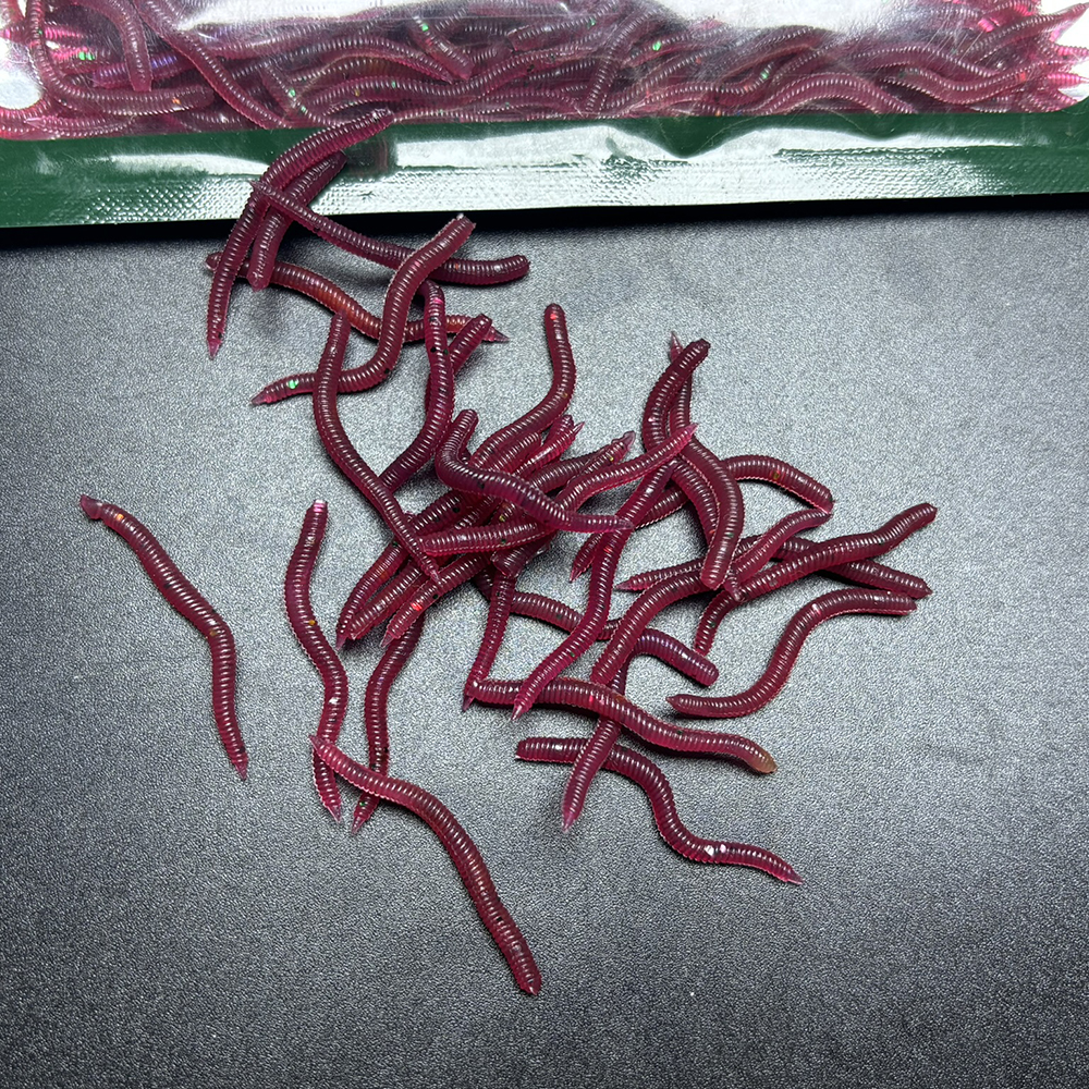 100-200pcs Soft Lure Bass Brea - Aglaonema Red 리뷰 및 가격