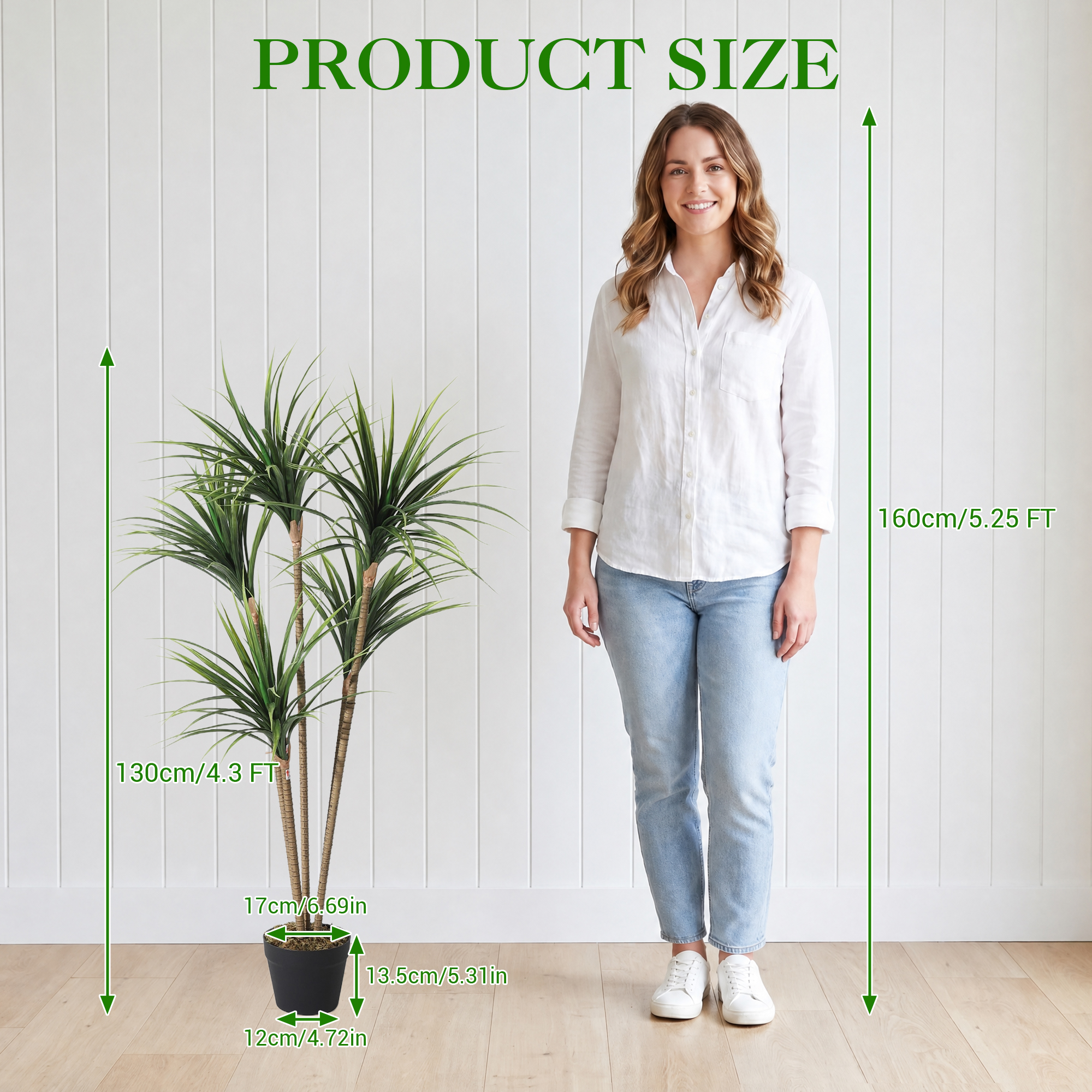 5FT 6FT Artificial Dracaena Ma - Dracaena Marginata 리뷰 및 가격