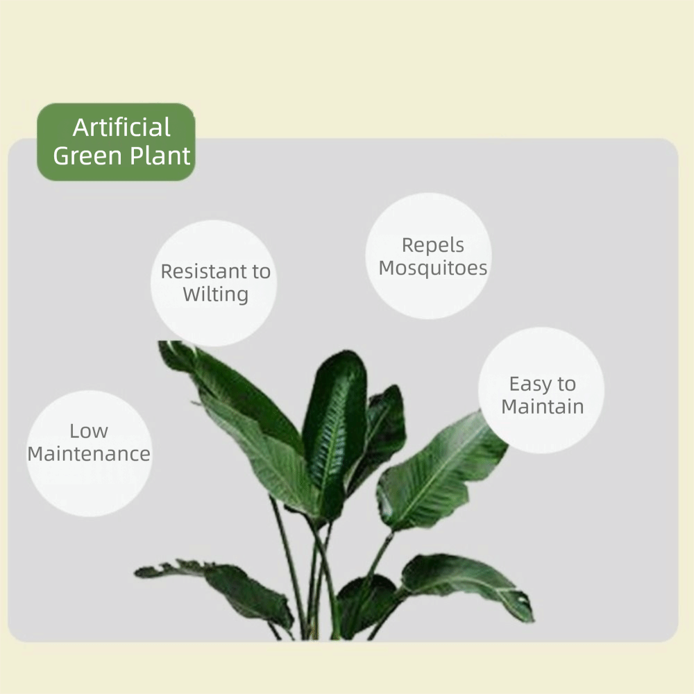 Green Plastic Artificial Ficus - Ficus Lyrata Tree 리뷰 및 가격