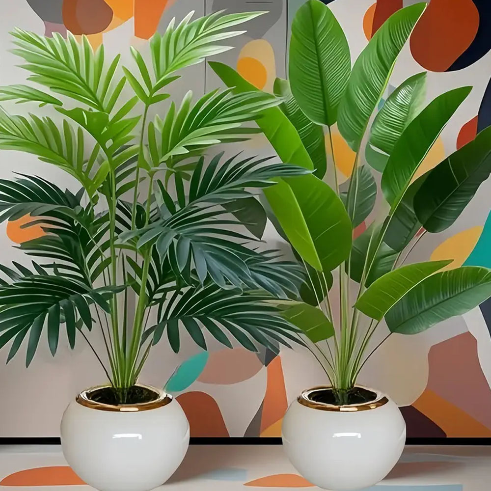 2Pcs Outdoor Artificial Green  - Dracaena Marginata 리뷰 및 가격